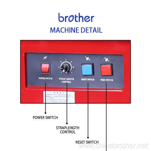 Semi-Automatic Drive PP Belt Carton Strapping Machine